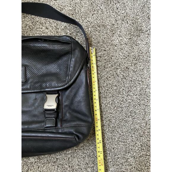 Coach Ranger Leather Shoulder Messenger Bag STYLE Black Work Laptop - Picture 3 of 8